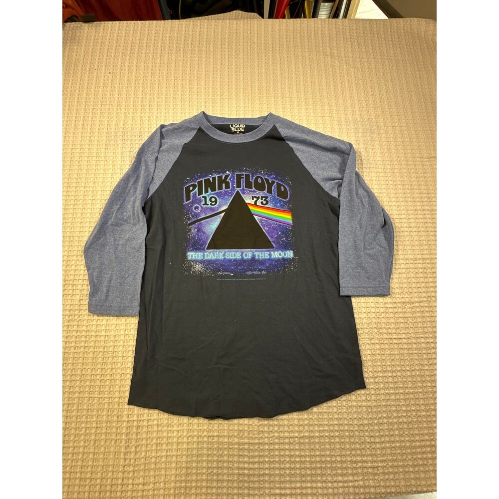 Liquid Blue 2016 Pink Floyd Tour Shirt/ Dark Side of The Moon Sz M Band T-Shirt